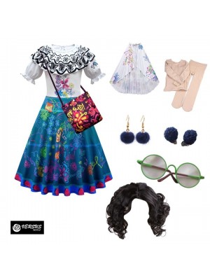 Mirabel Costume Carnevale Encanto Vestito Bambina Cosplay Dress ENCAN02